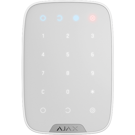 Wireless Security Keypad AJAX | Capacitive Touch | Up to 200 Codes | AES Encryption | by Dicker Data