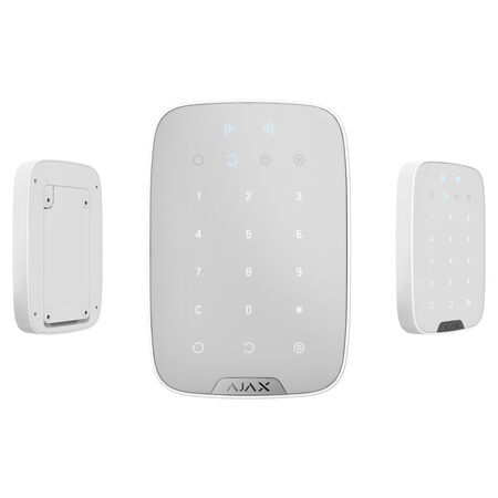 Wireless Security Keypad AJAX KeyPad Plus | Touch Sensitive | DESFire Technology | Up to 200 Codes | by Dicker Data