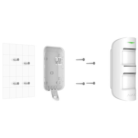 Wireless Outdoor Motion Sensor | Anti-Masking & Pet Immunity | IP55 Rated | by Dicker Data