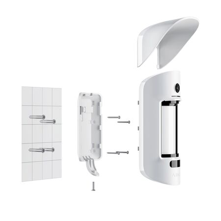 Wireless Outdoor Motion Detector with Camera | IP55 Rated | 1700m Range | Dual PIR Sensors | by Dicker Data