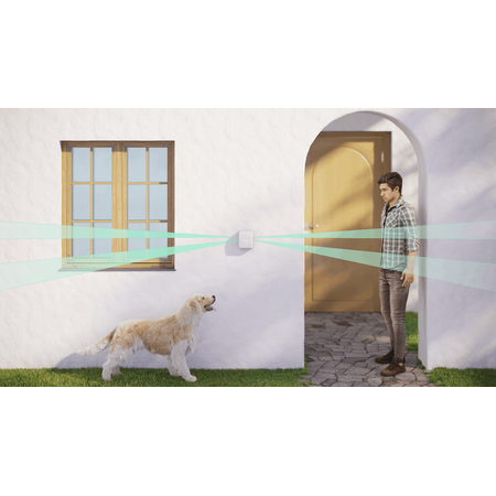 AJAX Dual Curtain Outdoor Motion Detector | Wireless | Dual PIR Sensors | IP54 Rated | by Dicker Data