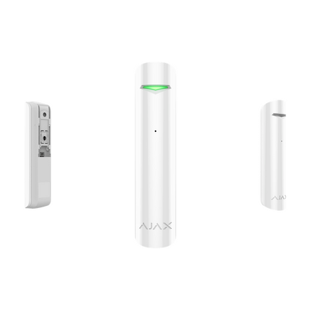 AJAX GLASSPROTECT Glass Break Detector | Wireless | 9m Detection Range | DualTone Technology | by Dicker Data