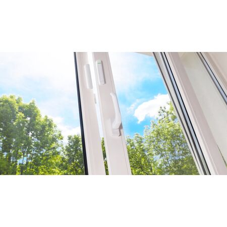 AJAX DOORPROTECT PLUS Wireless Opening Detector | 1200m Range | Built-in Accelerometer | Tampering Alarm | by Dicker Data