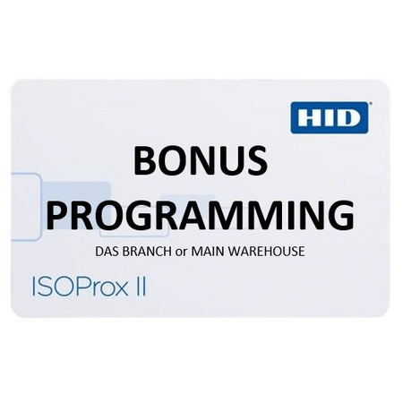 HID iCLASS Clamshell Card 2K/2 NO-NUM | Matte Finish | Vertical Slot Punched | Pre-Programmed | by Dicker Data