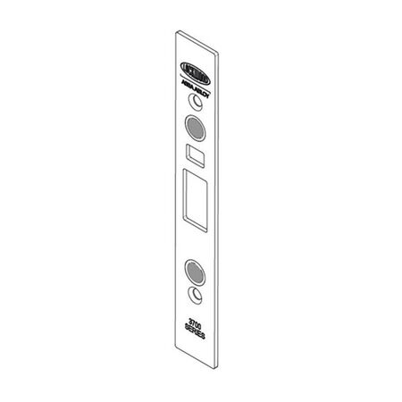 LOCKWOOD 3772 Cover Plate with Magnets | Compatible with ES2100 Electric Strike | Door Position Monitoring | by Dicker Data