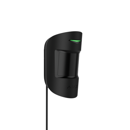 AJAX MotionProtect Plus Fibra Black | Dual Sensor Technology | 12m Detection Range | IP50 & IK04 Rated | by Dicker Data