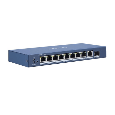 8 Port Gig Unmanaged PoE Switch | 120W Power | 6 KV Surge Protection | by Dicker Data