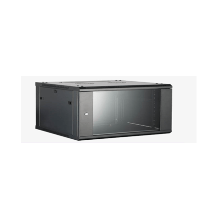 4U Rack Cabinet | Closeable Cable Channels | 40 kg Load Capacity | by Dicker Data