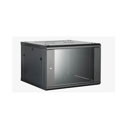 6U Rack Cabinet | Supports 40kg Load | Closeable Cable Channels | by Dicker Data
