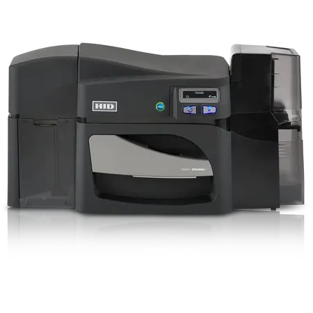 HID FARGO DTC4500E YMCKOK Ribbon | 500 Prints | USB & Ethernet Connectivity | High-Volume ID Card Printing | by Dicker Data