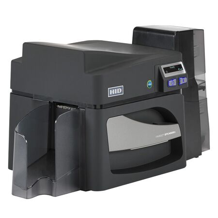 HID FARGO DTC4500E Dual Sided Lamination Module | 225 Cards/Hour | 300 DPI Resolution | Dual Input Card Hoppers | by Dicker Data
