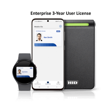 HID Mobile Identities Enterprise 3 Year User License | Seos® Technology | Access Control for New Sites | @MOQ 20 | by Dicker Data