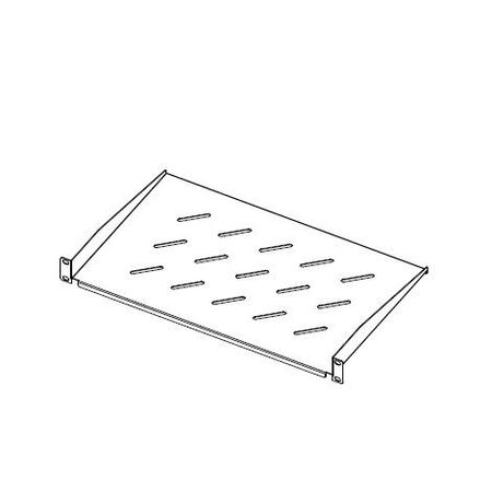 HIKVISION XSPB04 Rack Shelf | Durable Steel Construction | Powder Coated Finish | 19-Inch Rack Compatible | by Dicker Data