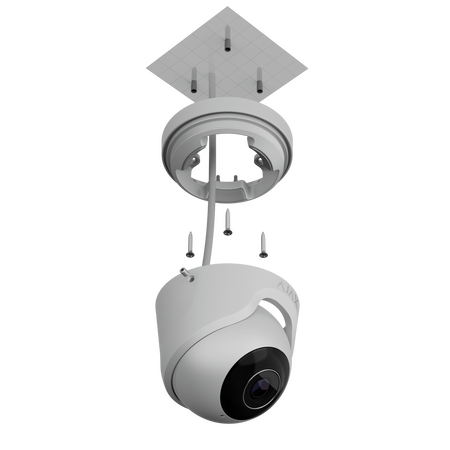 AJAX TurretCam 8MP Wired Security Camera | True WDR | AI Object Recognition | Night Vision up to 35m | by Dicker Data