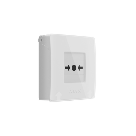 Wireless Fire Alarm Call Point | Resettable Element & LED Indicator | 1700m Range | by Dicker Data