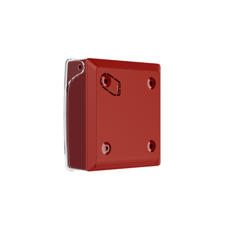 AJAX Manual Call Point Red Wireless | Resettable Frangible Element | LED Status Indicator | Tamper Alarm | by Dicker Data