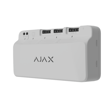 AJAX LINESUPPLY FIBRA (45W) | Galvanic Isolation | 2000m Line Length | Backup Battery Support | by Dicker Data