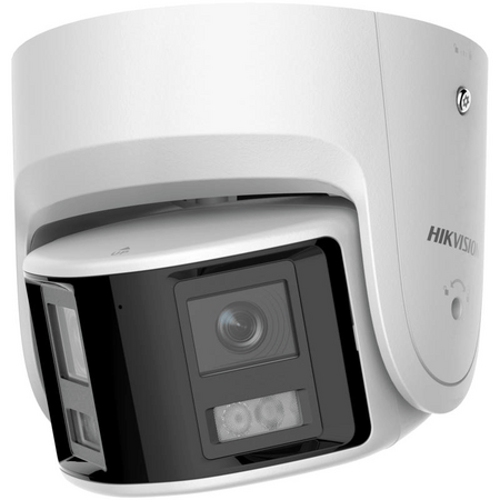 4MP Panoramic Turret Camera | Fixed 2.8mm Lens | IR 30M & Two-Way Audio | IP67 Rated | by Dicker Data