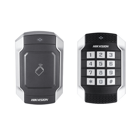 HIKVISION Access Control K1104M Card Reader | M1 Technology | IK10 Impact Resistance | Durable PC & Zinc-Alloy | by Dicker Data