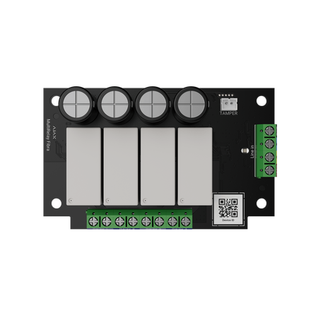 AJAX MULTIRELAY FIBRA | 4 Relay Outputs | Bistable & Pulse Modes | State Stability Function | by Dicker Data