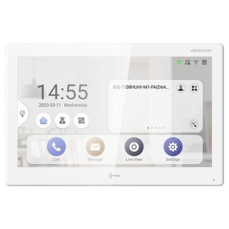 HIKVISION INTERCOM KH9510-WTE1 G2 | 10.1" Touch Screen | Android OS | WiFi & Micro SD Support | by Dicker Data