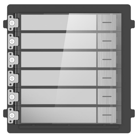 HIKVISION Intercom KD-KK-S G2 Nametag Modular | IP65 Rated | Stainless Steel | 6 Buttons | by Dicker Data