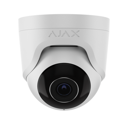 AJAX TurretCam 5 MP Wired Security Camera | True WDR & AI Object Recognition | IR Night Vision | by Dicker Data