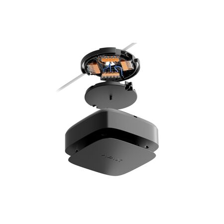 AJAX FIREPROTECT 2 AC 240V Heat & Smoke Detector | Dual-Spectrum Sensor | 85 dB Siren | Black | by Dicker Data