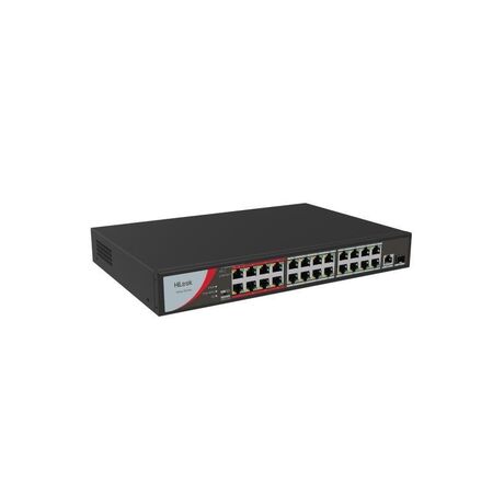 24 Port PoE Switch HIKVISION HILOOK | 230W Power Budget | 6kV Lightning Protection | by Dicker Data