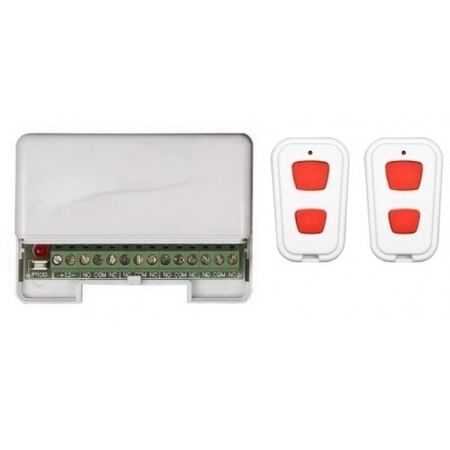 Duress Pendant Kit Standalone | 1 Receiver & 2 IP66 Rated Pendants | 80m RF Range | by Dicker Data