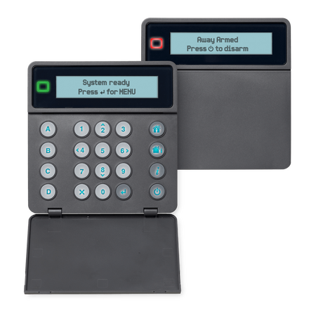 RELIANCE 1830 Keypad Black | Multi-Colour LCD Display | Integrated Mifare Reader | Compatible with XR Series Firmware 15-03+ | by Dicker Data