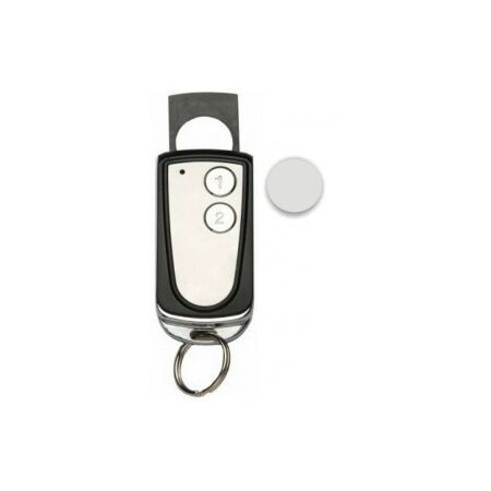Wiegand 2-Button Remote with HID Prox Tag | 433 MHz Frequency | 100m Range | 3-Year Battery Life | by Dicker Data