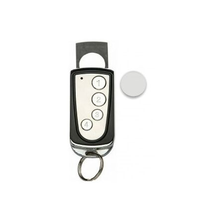 4-Button Wiegand Remote | 433 MHz Frequency | 100m Range | HID Prox Tag Included | by Dicker Data