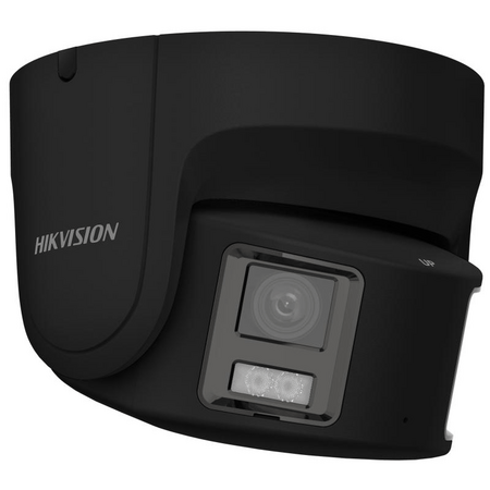 8MP Dual Lens Strobe Audio Turret Camera | 24/7 Color Imaging | IP67 Rated | 4mm Lens | by Dicker Data