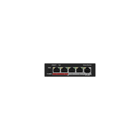 HIKVISION HILOOK 4 Port PoE Switch | 6 kV Lightning Protection | 35W Power Budget | @Each by Dicker Data