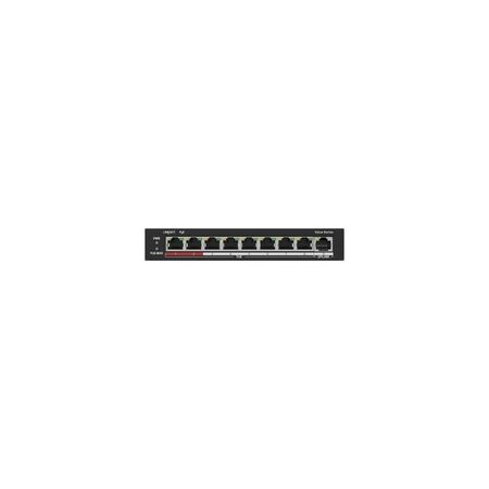 8 Port PoE Switch HIKVISION HILOOK | 6 kV Lightning Protection | 60 W Power Budget | by Dicker Data