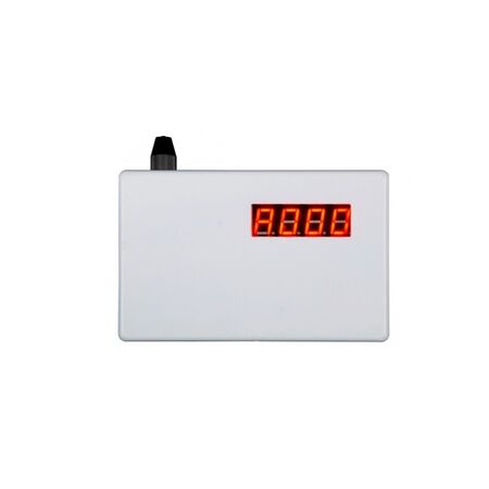 Standalone 4-Relay Output Receiver | 1000 Remote Capacity | 4-Digit Display & Audio Alert | by Dicker Data
