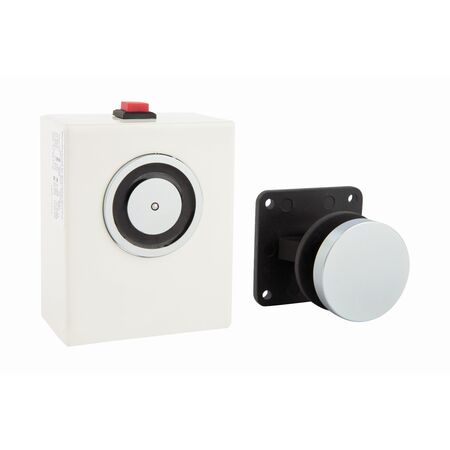 Magnetic Door Holder | 24VDC Operation | Up to 25kg Holding Strength | Wall Mounted | by Dicker Data