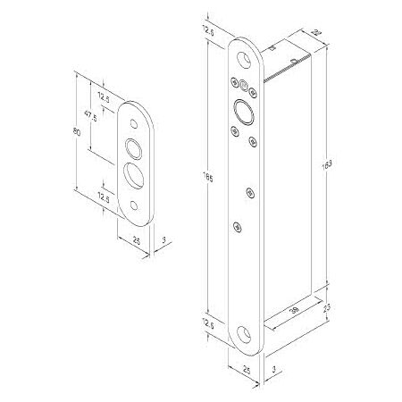 LOCKWOOD TB25 Dropbolt Fail Secure Monitored | 12-24VDC | High Security & Tamper Proof | by Dicker Data