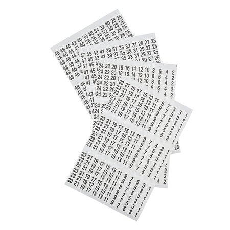 Wire Marker Book, 1-48