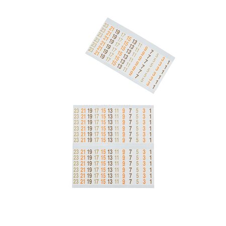 Wire Marker Book, 277/480V 3 Phase 1-48