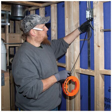 Wide Steel Fish Tape, 0.6 cm x 7.6 m