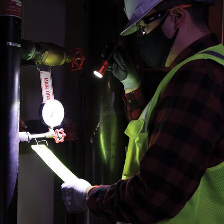 Rechargeable LED Torch with Worklight