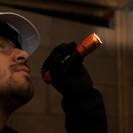 Rechargeable 2-Colour LED Torch with Holster