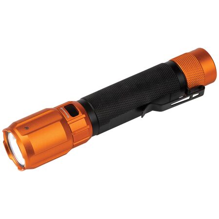 Rechargeable 2-Colour LED Torch with Holster