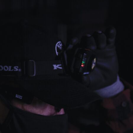 Rechargeable 2-Colour LED Headlamp with Adjustable Strap