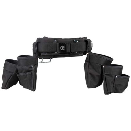 Electrician's Padded Tool Belt/Pouch Combo, 11-Pocket, 4-Piece, L