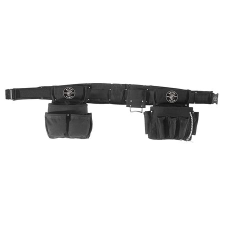 Electrician's Padded Tool Belt/Pouch Combo, 27-Pocket, 4-Piece, L