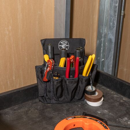 PowerLine™ Series Electrician's Tool Pouch, 18-Pocket