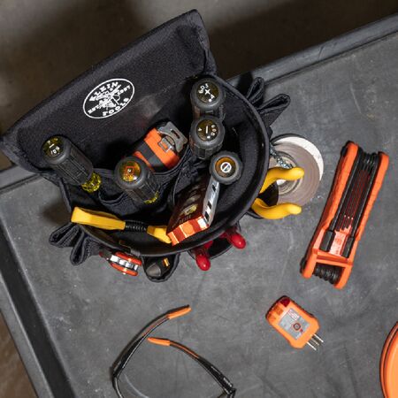 PowerLine™ Series Electrician's Tool Pouch, 18-Pocket
